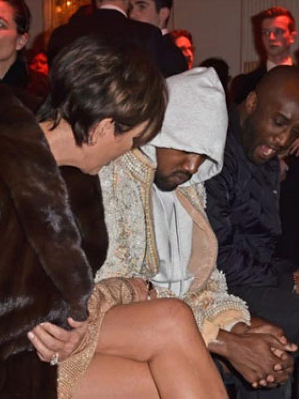 Kanye West dan Kris Jenner (via radaronline.com)