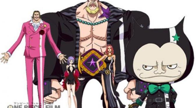 Lima karakter baru di anime One Piece Film Gold. (Anime News Network)