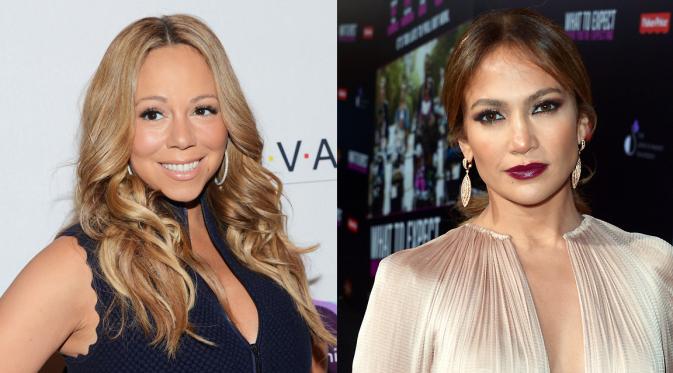 Mariah Carey dan Jennifer Lopez. (atlantablackstar.com)