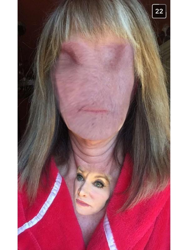 Swipe face di Snapchat. (Via: imgur.com)