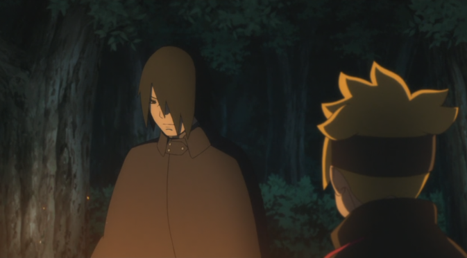 Boruto dan Sasuke dalam film Boruto: Naruto the Movie. (Pierrot)