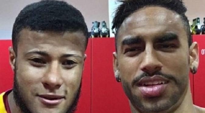 Neymar dan Rafinha/Snapchat/Dailymail