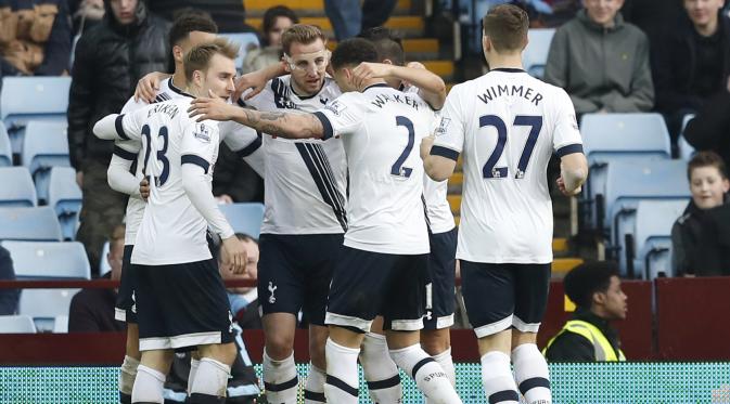 Tottenham's Harry Kane celebrates scoring their second goal Reuters / Phil Noble 