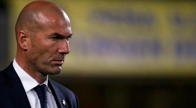 Pelatih Real Madrid asal Prancis, Zinedine Zidane. (Reuters/Juan Medina)