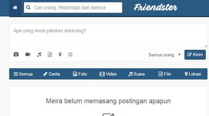 4 Kesamaan Fitur Friendster Indonesia dengan Facebook