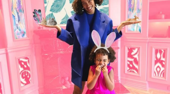 Blue Ivy rayakan datangnya musim panas bersama sang ibu Beyonce Knowles. (www.beyonce.com)