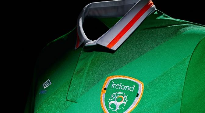 Seragam tim nasional Irlandia di ajang Piala Eropa 2016. (Umbro).