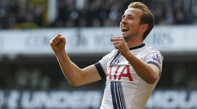 2. Harry Kane, bomber Tottenham ini memiliki gaya bermain yang disukai oleh The Special One. Striker Inggris ini memang memiliki catatan gol yang baik dimana sejak musim 2014/15, dirinya sudah mencetak 53 gol dari 93 penampilan. (AFP/Ian Kington)