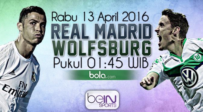 Real Madrid vs Wolfsburg (Bola.com/Samsul Hadi).