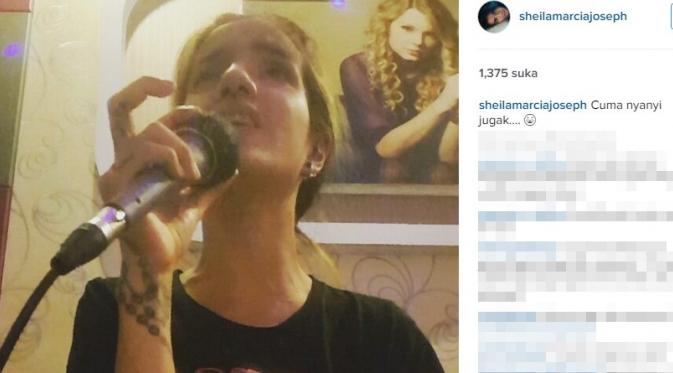 Sheila Marcia ungkap kisah rumah tangganya saat karaoke (Instagram)