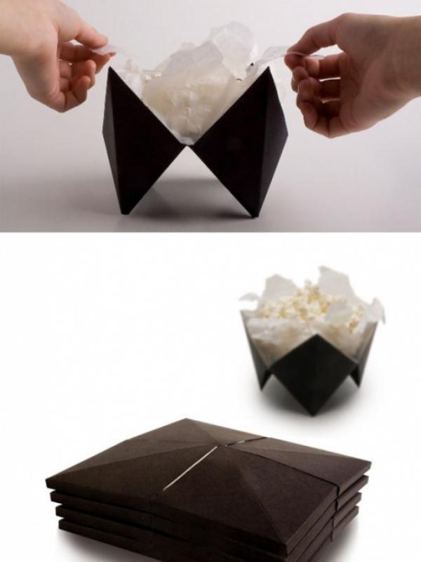 Popcorn origami. (Via: brightside.me)