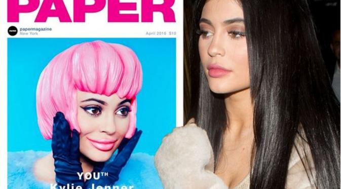 Kylie Jenner terlihat lebih tua di majalah Paper (Mirror)