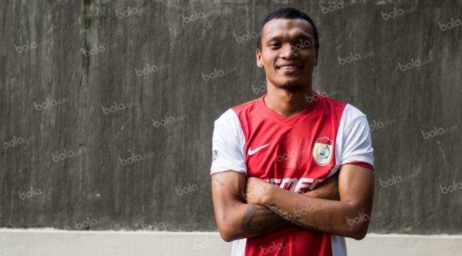 Striker PSM Makasar, Ferdinand Sinaga, bakal bersua mantan klub. (Bola.com/Vitalis Yogi Trisna)