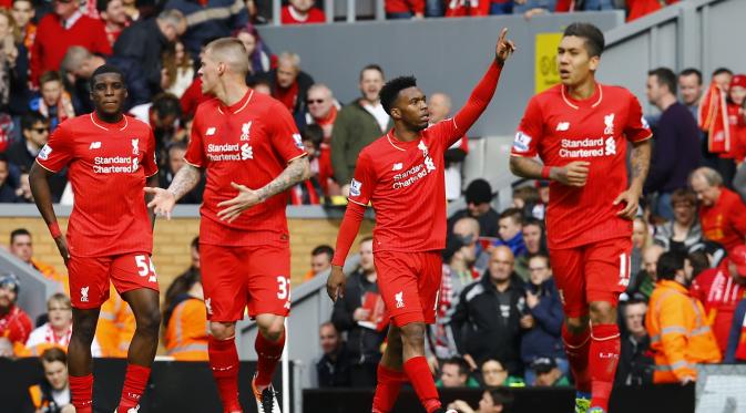 Liverpool kini menduduki posisi kedua klasemen Liga Inggris. (Reuters)
