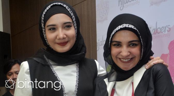 Zaskia Sungkar dan Shireen Sungkar. (Adrian Putra/Bintang.com)