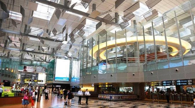 Suasana Terminal di Changi Airport (China Daily)