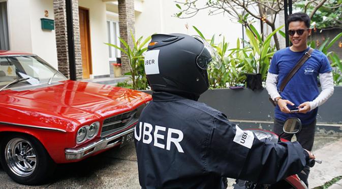 Layanan ojek UberMotor resmi hadir di Jakarta, Rabu (13/4/2016) (Foto: Uber Indonesia).