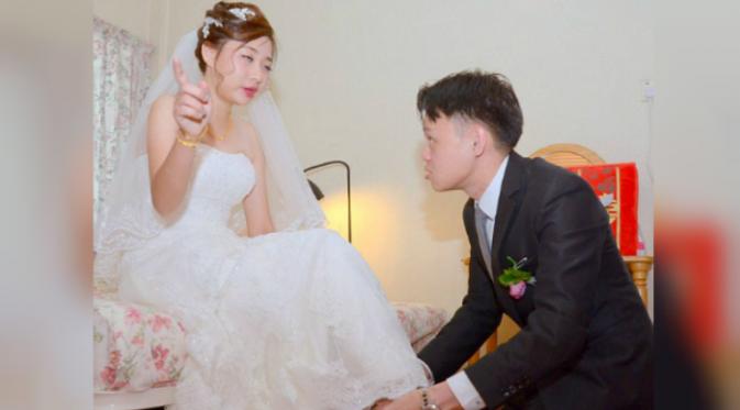 Salah satu foto pernikahan yang diterima oleh Ying (Foto: Facebook/Jaclyn Ying).