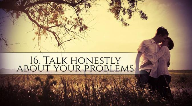 Bicarakan dengan Jujur Semua Masalah yang Tengah Kamu Hadapi. (Foto: Facebook Ayurveda)