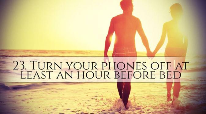 matikan Handphone Beberapa Jam Sebelum Tidur. (Foto: Facebook Ayurveda)