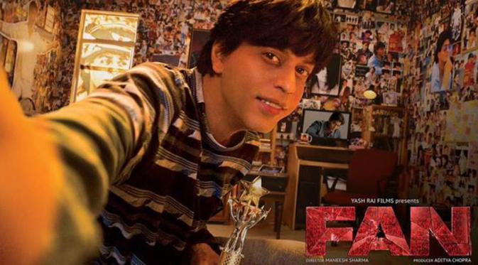Film Fan yang dibintangi Shahrukh Khan kini menjadi box office di India.
