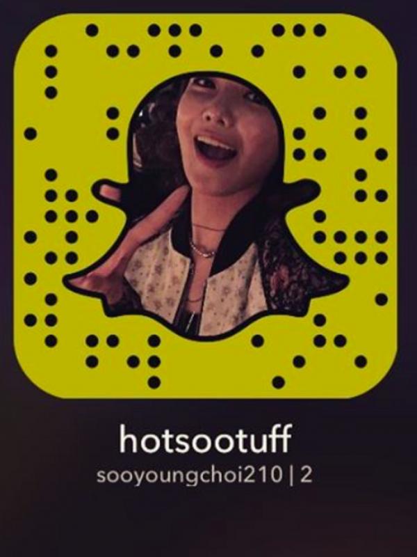 Sooyoung 'SNSD' resmi membuat akun snapchat (via soompi.com)