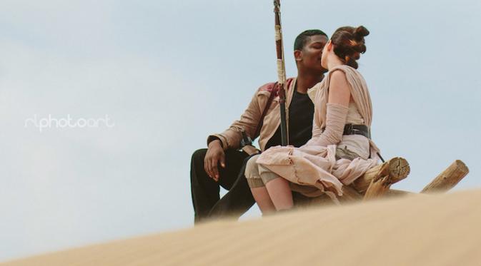 Akhirnya, Rey dan Finn dalam Star Wars Miliki Bayi? Sumber : mymodernmet.com