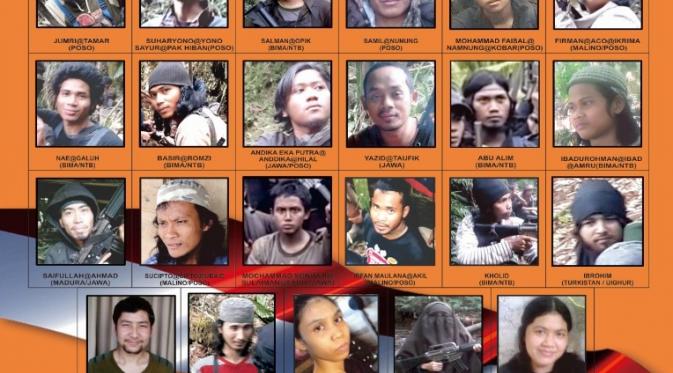 Daftar kelompok Santoso yang menjadi perburuan aparat di Satuah Tugas Tinombala
