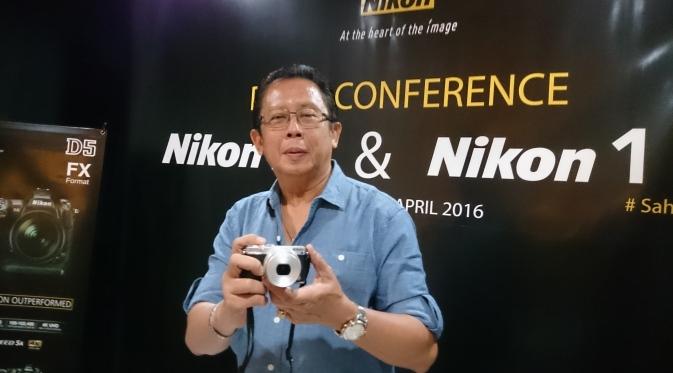 Johnny Hendarta di Peluncuran Nikon Nikon 1 J5. Liputan6.com/Iskandar