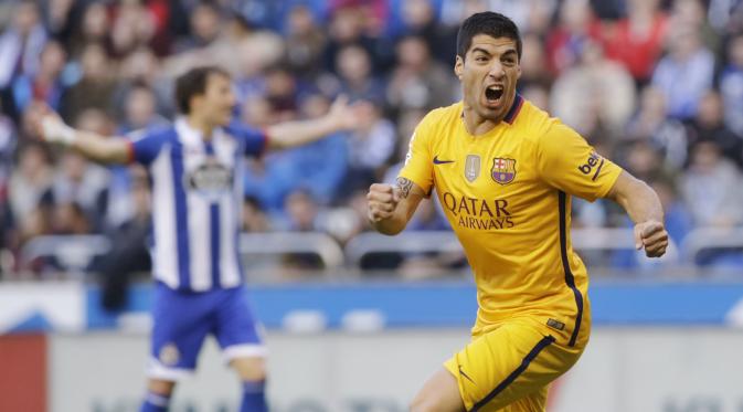 Striker Barcelona Luis Suarez (Reuters)