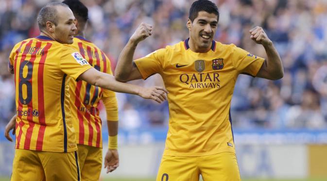 Striker Barcelona Luis Suarez (Reuters)