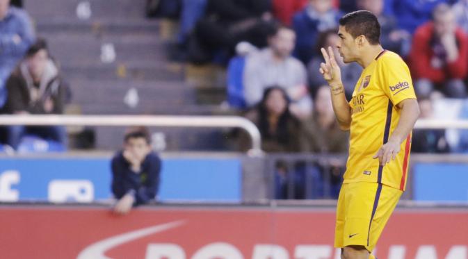 Striker Barcelona Luis Suarez (Reuters)