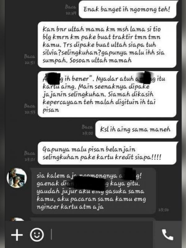 Pria Nggak Modal, Pakai Uang Pacar untuk Traktir Selingkuhannya. (Foto: Twitter)