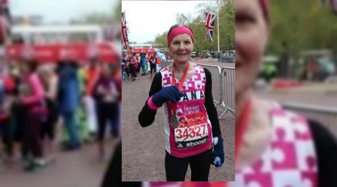 Kisah Perjuangan Penyintas Kanker: Maraton ke-13 di Usia 82 Tahun (Telegraph)