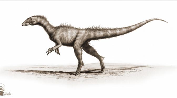 Fosil dari saudara dari T.Rex ini pertama ditemukan di Wales pada tahun 2014. (live science)