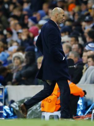 Celana Zidane sobek saat Madrid ditahan imbang ManCity