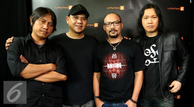 Musikimia beranggotakan Fadly (vokal), Rindra (bass), Yoyo (drum), dan Stephan (gitar). (Liputan6.com/Gempur M Surya)