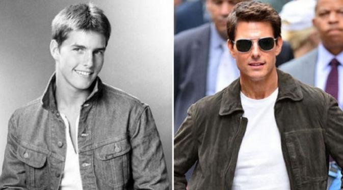 Perubahan wajah Tom Cruise dari tahun ke tahun (via brightside.me)