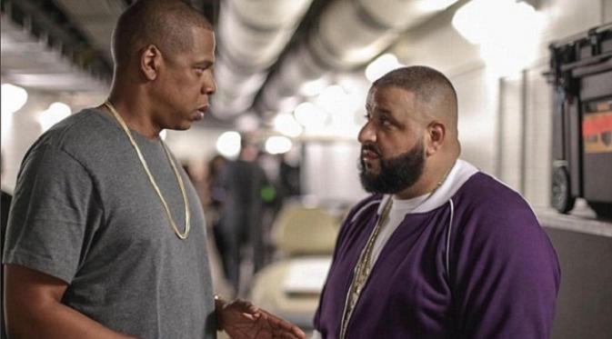 Jay Z dan DJ Khaled (via dailymail.co.uk)