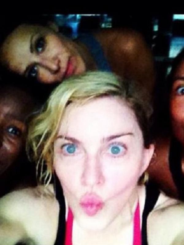 Penampilan Madonna tanpa make-up (via Instagram/madonna)