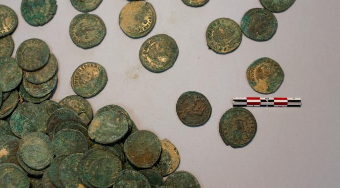 Harta karun koin Romawi ditemukan di Spanyol (Reuters)