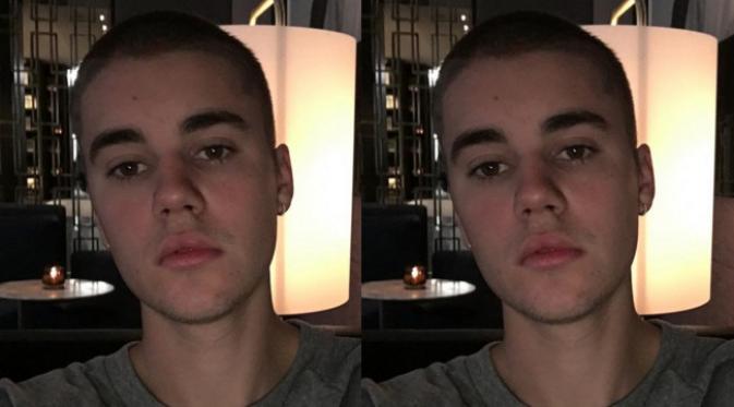 Gaya rambut baru ala Justin Bieber. (Instagram)