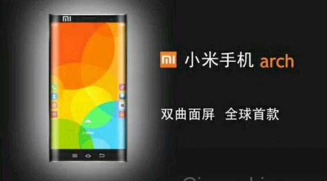 Mungknkan ini adalah penampakan smartphone lengkung Xiaomi? (Sumber: Ubergizmo).