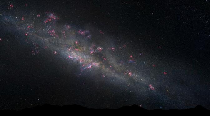Ilustrasi Galaksi Bima Sakti (NASA)