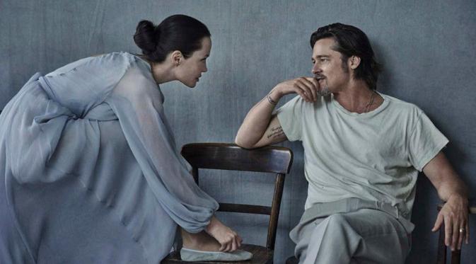 Angelina Jolie dan Brad Pitt (Pop Sugar)