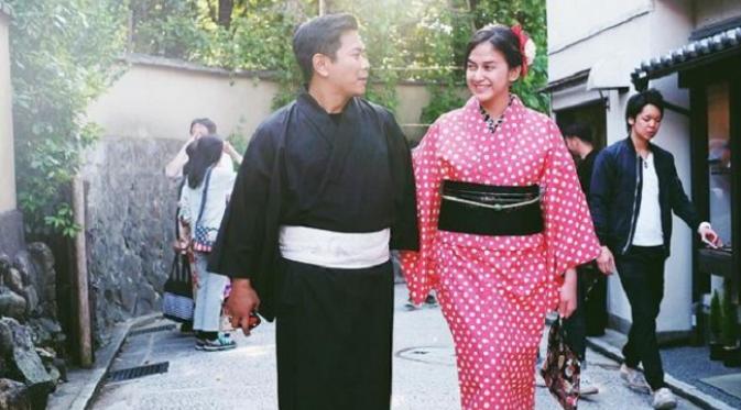 Nina Zatulini berlibur ke Jepang (via Instagram/ninazatulini22)