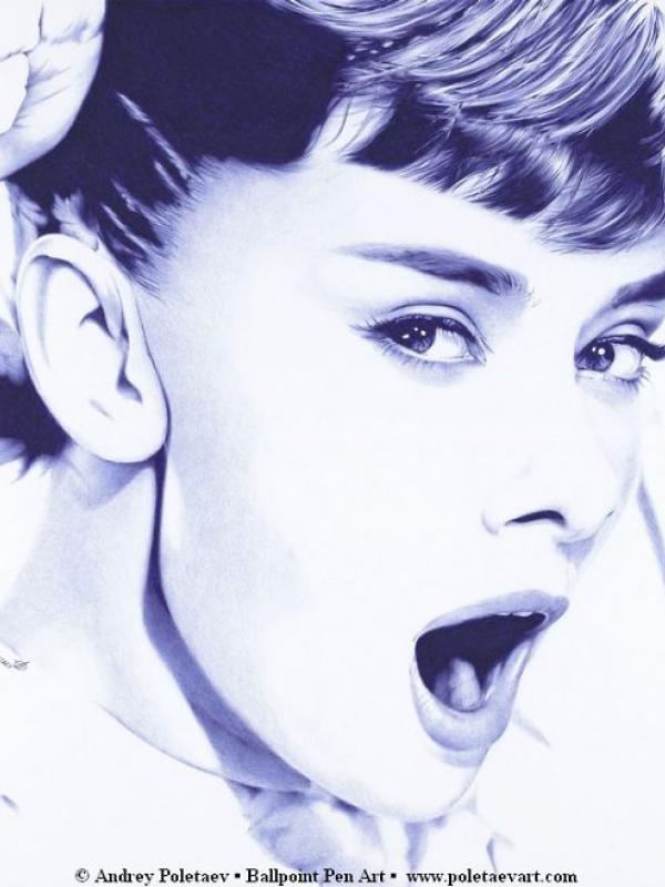 Audrey Hepburn. (Via: boredpanda.com)