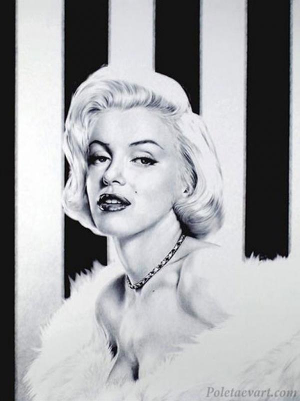 Marilyn Monroe. (Via: boredpanda.com)