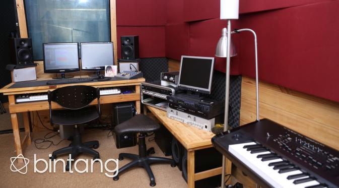 Ruang studio di rumah Alena Wu. (Nurwahyunan/bintang.com)