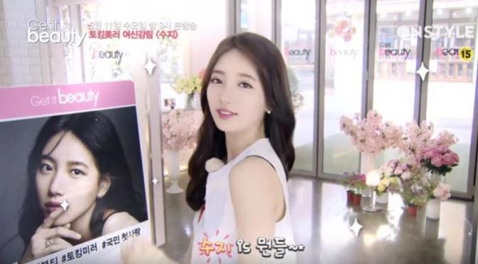 Suzy Miss A di acara 'Get It Beauty'. foto: youtube